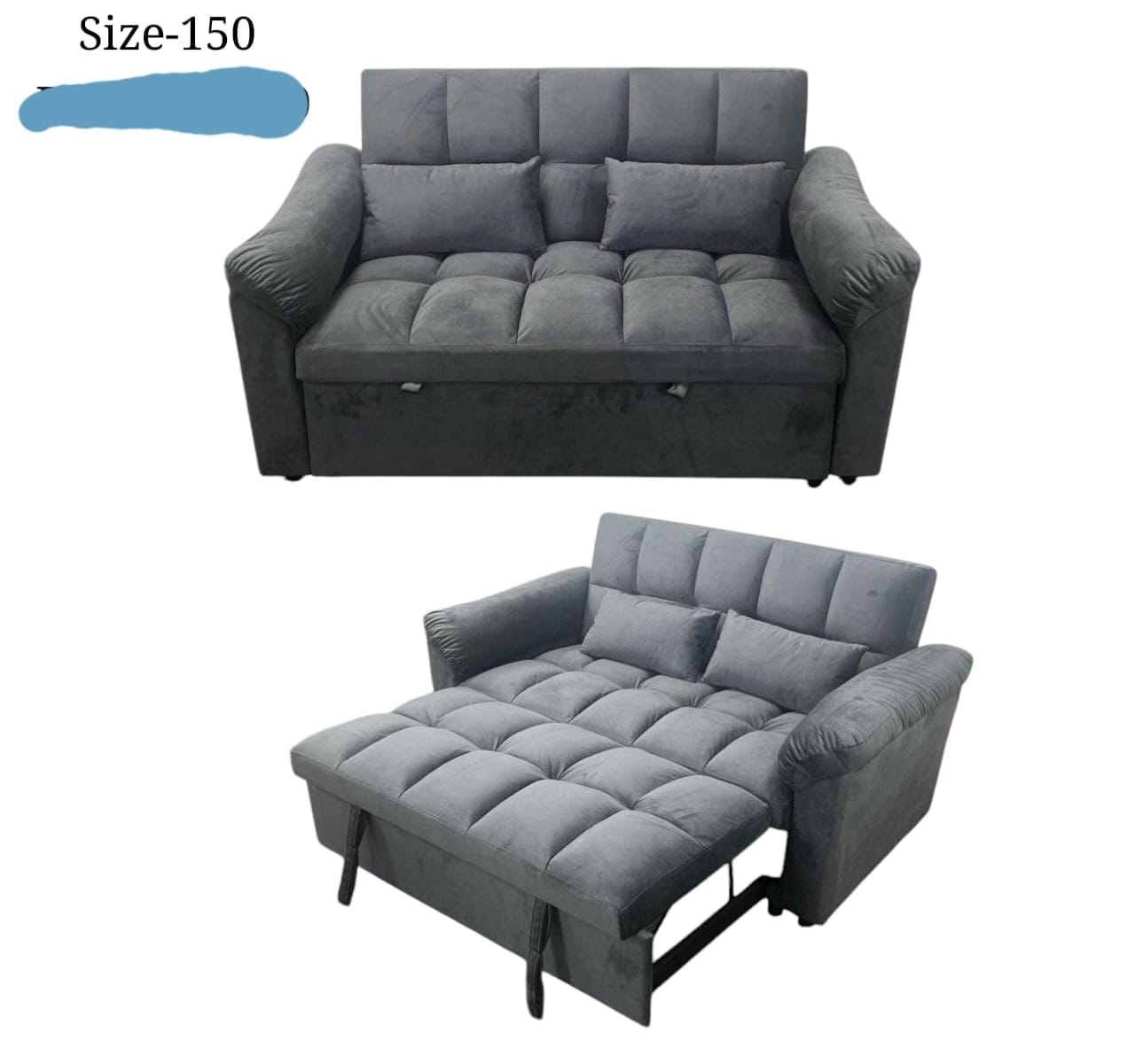 Premium 2-in-1 Sofa Bed – Size 150
